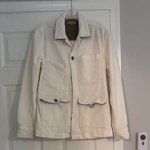 Ted Baker Off-White Corduroy Shirt Jacket